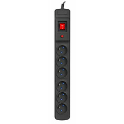 Multiprise parafoudre 6 prises - 5 m pas cher