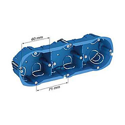 Schneider electric Boîte d’encastrement cloison sèche 3 postes