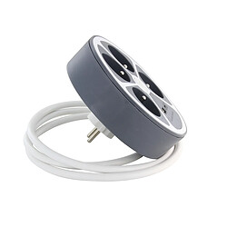Chacon Multiprise 4 prises Schuko - Gris