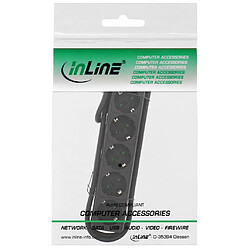 Inline Multiprise 5 prises - Noir