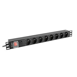 Lanberg PDU-08E-0200-BK - Noir