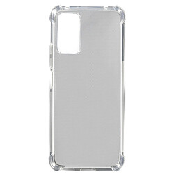 Akashi Coque Bumper pour Redmi Note 10 5G en Silicone Gel avec Coins Renforcés Transparent