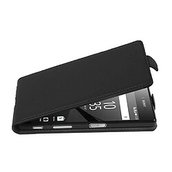 Cadorabo Coque Xperia Z5 Compact - Noir de Jais Étui style flip - Similicuir - Protection complète