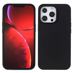 Coque Silicone Antichoc - iPhone 13 Pro Max Coque soyeuse TPU - Intérieur microfibre - Design minimaliste antidérapant