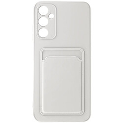 Avizar Coque Samsung Galaxy A05s - Blanc Coque silicone souple - Porte-carte intégré - Antidérapante - Anti-traces - Samsung Galaxy A05s