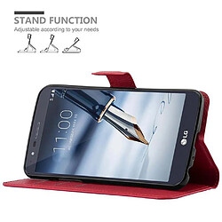 Cadorabo Coque LG Stylus 3 Rouge Cerise pas cher