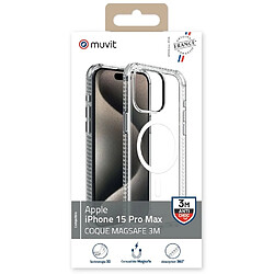 Avis Muvit Coque Antichoc iPhone 15 Pro Max - Transparent