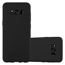 Cadorabo Coque Ultra Fine - Noir - Samsung Galaxy S8 Plus Coque en TPU - Protection légère - Design épuré - Noir