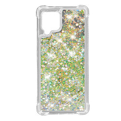 Avizar Coque Galaxy A42 5G Effet Sablier - Argent