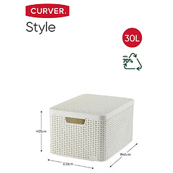 Avis Curver Boîte de rangement Style L