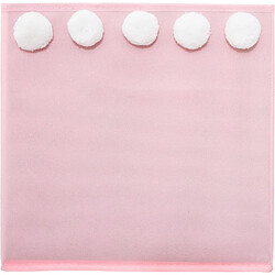 Atmosphera Bac de rangement à Pompons - Rose