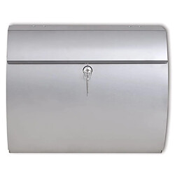 vidaXL Boîte aux lettres - Acier inoxydable