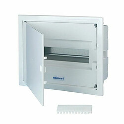 Boîte de dérivation encastrée avec porte - blanc