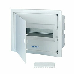 Boîte de dérivation encastrée avec porte - blanc