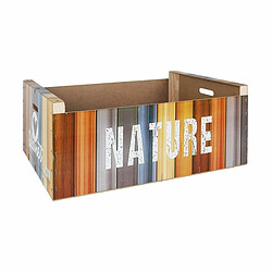Confortime Boîte de rangement Nature - 58L - Multicouleur