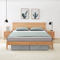 vidaXL Boîte 70x40x18 cm - Gris