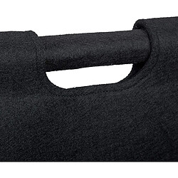 Avis Helloshop26 Panier de rangement en feutre - Noir