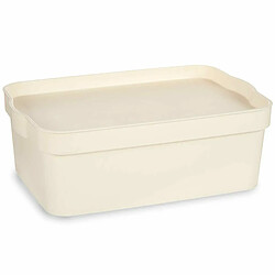 Kipit Boîte de rangement 6 L - Crème (12 unités)