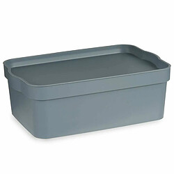 Kipit Boîte de rangement 6L - Gris Plastique