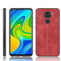 Redmi Note 9/10X 4G - Rouge Coque TPU - Couture design - Protection complète