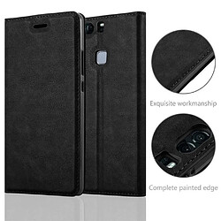 Avis Cadorabo Coque Portefeuille pour Huawei P9 Plus - Noir Nuit