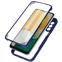 Avizar Coque pour Samsung A13 5G/A04s - Bleu Coque en plexiglas pour Samsung Galaxy A13/A04s - Angles renforcés - Accès facile - Contour en polymère