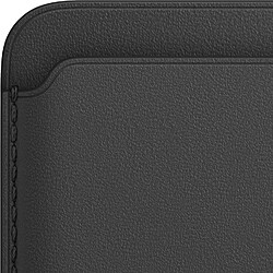 Avis Apple Leather Wallet MagSafe - Noir