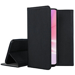 Htdmobiles Oppo A77 5G - Housse portefeuille noire Housse pour smartphone - Porte-cartes intégré - Protection résistante - Noir