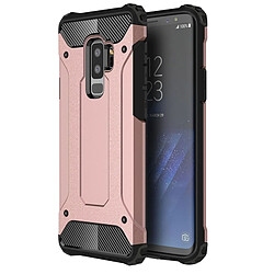 Wewoo Coque renforcée or rose pour Samsung Galaxy S9 + TPU + PC 360 Degrés De Protection Antichoc Étui de