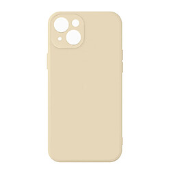 Avizar Coque Silicone iPhone 13 Mini - Blanc Cassé