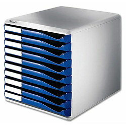 Alive records Module de classement 10 tiroirs - Gris