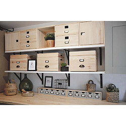 Astigarraga Boîte Rangement Pin Massif Couvercle T4