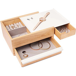 Umbra Stowit boîte à bijoux - Bois clair