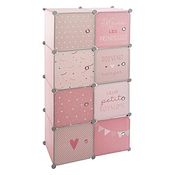 Atmosphera Rangement penderie cubes - Rose