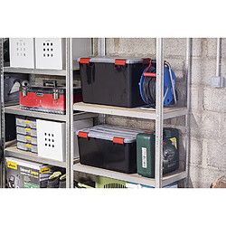 Iris Ohyama Lot de 2 Boîtes hermétiques - Noir