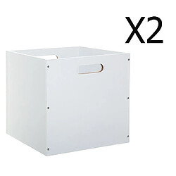 Pegane Boîtes de rangement - Blanc