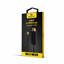 GEMBIRD Adaptateur USB C vers HDMI A-CM-HDMIM-01 Noir