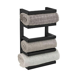 Acheter WENKO Porte-serviettes en acier inoxydable - Noir