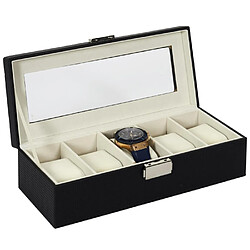 The home deco factory Boîte à montres - Noir pas cher