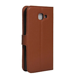Avis Wewoo Samsung Galaxy A8 2016 - Housse Marron PU