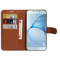Acheter Wewoo Samsung Galaxy A8 2016 - Housse Marron PU
