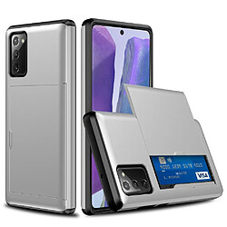 Coque pour Samsung Galaxy S20 FE - Porte-carte - Gris clair