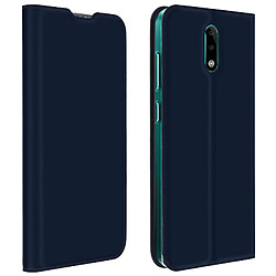 Dux Ducis Étui Nokia 2.3 Folio Satiné - Bleu Nuit