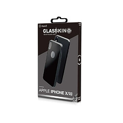 Coque Glass noire iPhone X/Xs Muvit