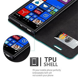 Acheter Cadorabo Nokia Lumia 830 Étui Turquoise