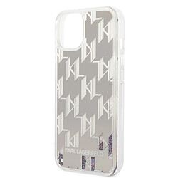 iPhone 14 Plus Coque TPU Argent Karl Lagerfeld pas cher