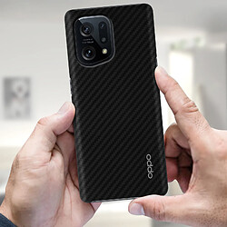 Oppo Coque Find X5 Fibre Aramide - Noir pas cher