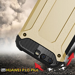 Wewoo Huawei P10 Plus Coque Armure Tough - Or pas cher