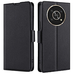 Honor X30 Etui PU Fermoir Noir Etui portefeuille - Cuir PU et TPU - Support pliable - Protection intégrale