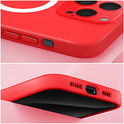 Avizar Coque Magsafe iPhone 15 Pro Max - Rouge pas cher